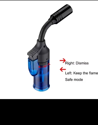 Picture of 360 Degree Hose Torch Lighter Gas Jet Lighter Refillable Butane Lighter Adjustable Flame size Men's Gadget Picture of 360 Degree Hose Torch Lighter Gas Jet Lighter Refillable Butane Lighter Adjustable Flame size Men's Gadget