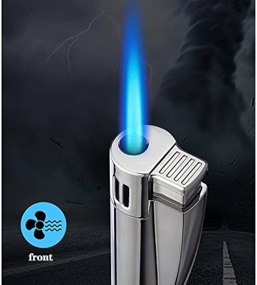 Picture of Retro Portable Windproof Lighter Turbo Jet Torch Metal Lighter Cigarette Gadget Men's Gift Outdoor Camping Burner Picture of Retro Portable Windproof Lighter Turbo Jet Torch Metal Lighter Cigarette Gadget Men's Gift Outdoor Camping Burner