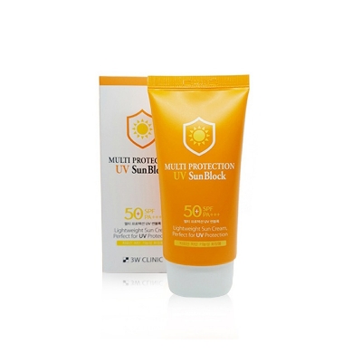 Picture of 3W Clinic Multi Protection UV Sun Block SPF 50+/PA+++ 70ml