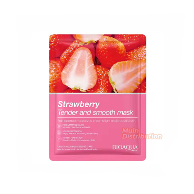 Picture of Bioaqua Strawberry Moisturizing Face Mask - Sheet Mask - 1pcs