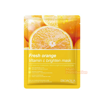 Picture of Bioaqua Freshen Orange Moisturizing Face Mask - Sheet Mask - 1pcs