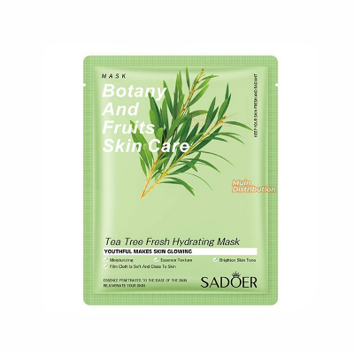 Picture of SADOER Botany And Fruits Facial Mask Tea Tree Freshen Hydrating Sheet Mask - 1Pcs