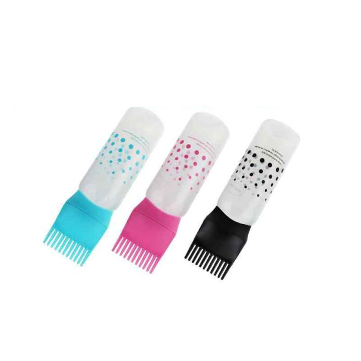 Picture of Multi-functional Hair Dyeing Treatment Oil Cream Shampoo Bottle Oil Coloring Dispensing Applicator Brush Tip Tool