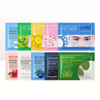 Picture of SADOER Eye Mask Facial Moisturizing Eye Mask Brightening Soothing Eye Face Skin Care Eye Mask