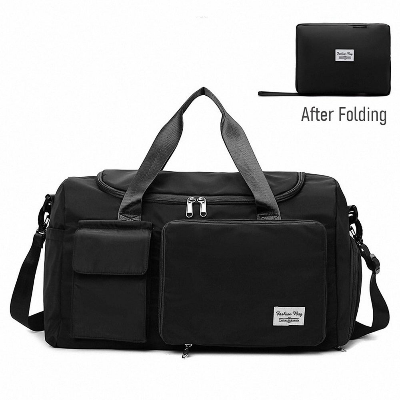 Picture of Fashionable Large Capacity Travel & Gym Bag Black