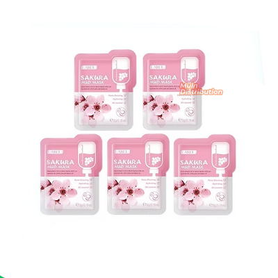 Picture of LAIKOU 5pcs Sakura Mud Mask / Face Pack
