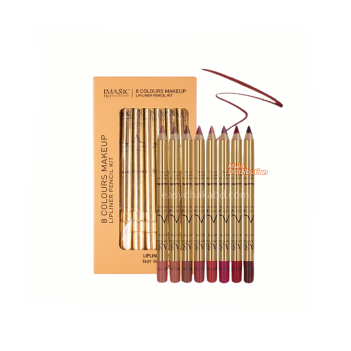 Picture of IMAGIC 8 Colours Lip Liner Set - LipLiner