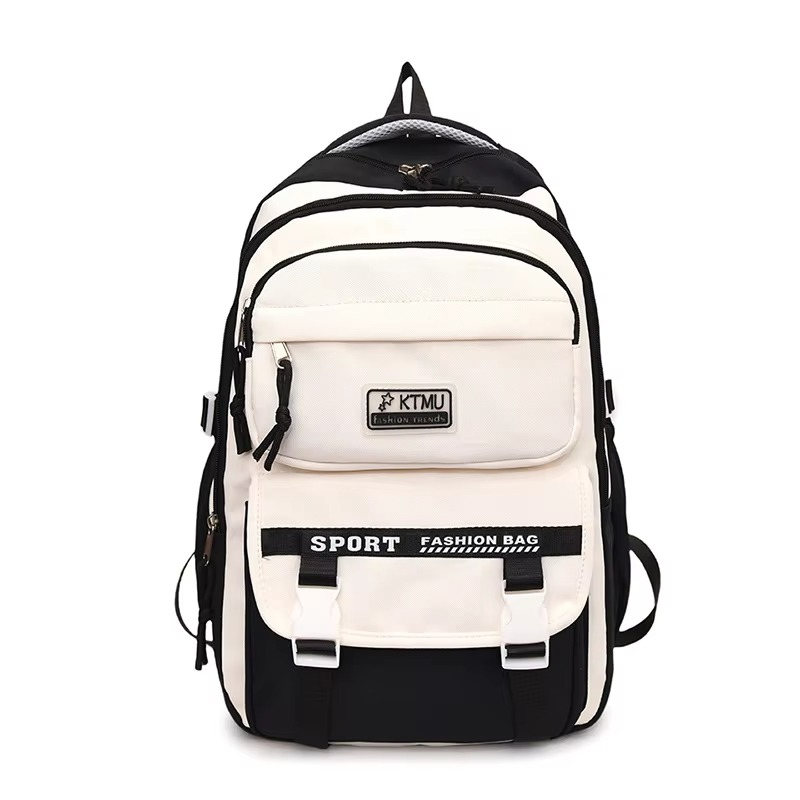 Picture of Academy Style School Bag Book Bag Lightweight College Student Backpack(Black)