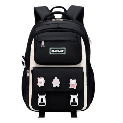Picture of Kids Backpack Children School Bags Waterproof Primary Schoolbag Book Bag (black)