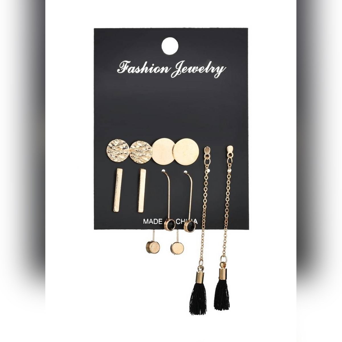 Picture of 5 Pairs of earring Set stylish and modern collection- Earrings