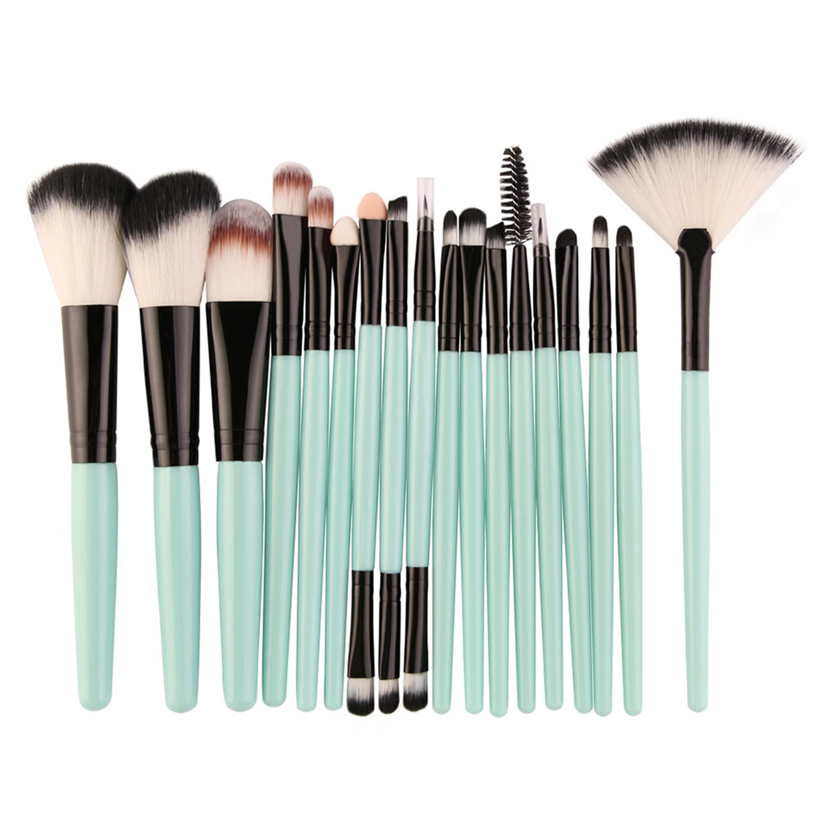 Picture of 18 Pcs Makeup Brushes Set For Foundation Powder Blush Eyeshadow Concealer Lip Eye Makeup Brush Cosmetics Beauty Tools