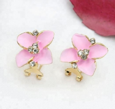 Picture of 1 pair small Camellia shape flower stud Earring set for Women's Fashion - Kaner Dul - Kaner Dul