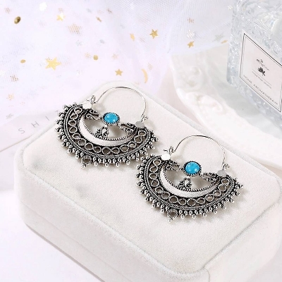 Picture of Women Fashion Bohemian Simple Pendant Earrings Girls Fashion Jewelry for women's fashion - Ear Ring
