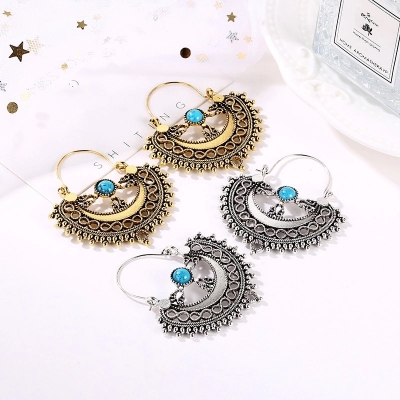 Picture of Women Fashion Bohemian Simple Pendant Earrings Girls Fashion Jewelry for women's fashion - Ear Ring