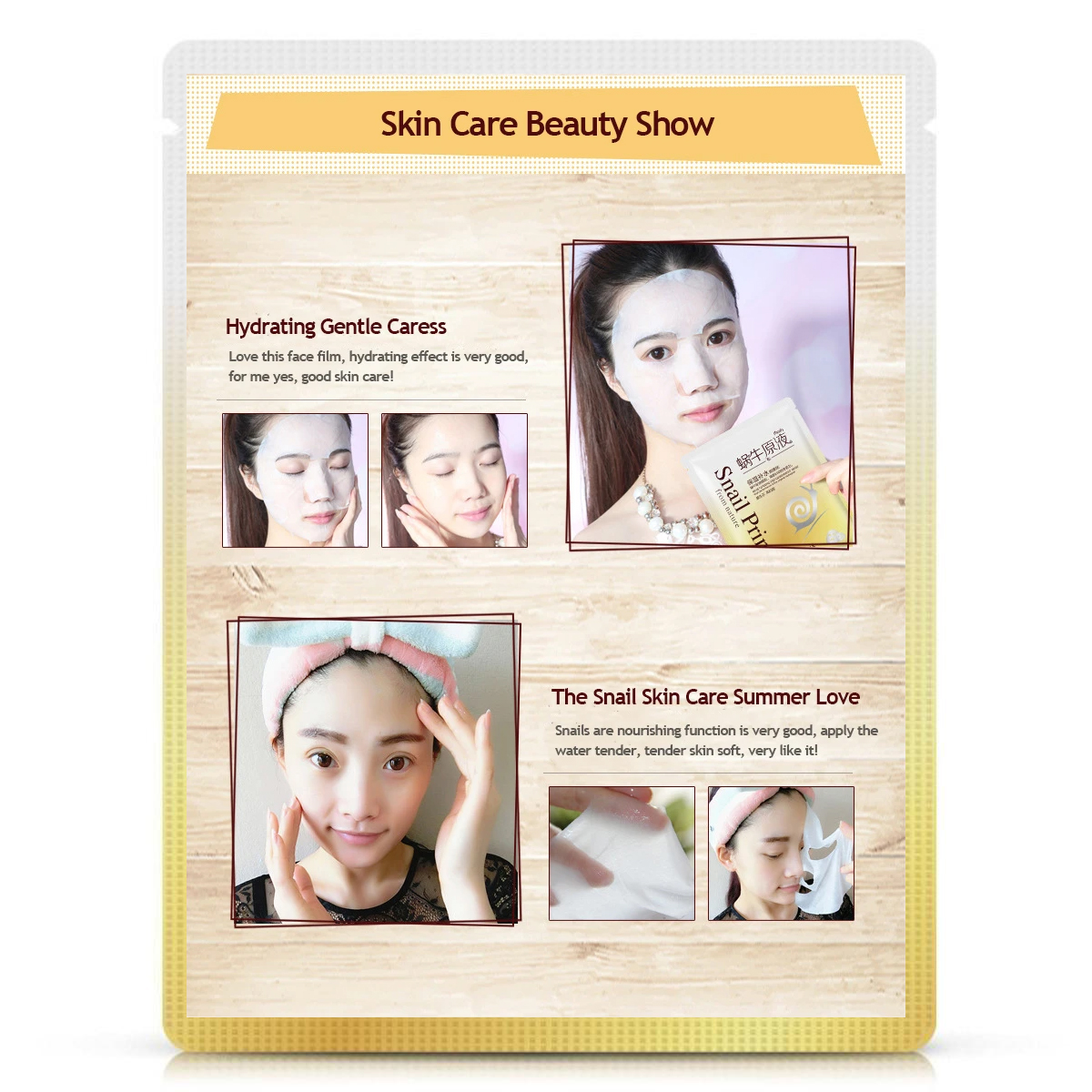 Picture of BIOAQUA Snail Liquid Moisturizing Msk Moisturizing Nourishing Msk Moisturizing Msk