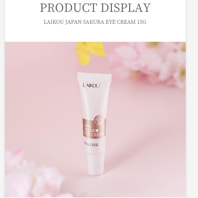 Picture of LAIKOU sakura multifunction deeply repair nourish eye cream reduce dark circles anti wrinkle eye cream private label