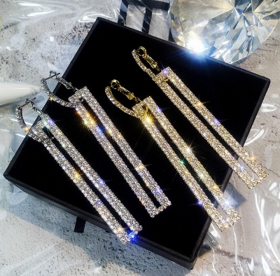 Picture of 1 Pair/set trendy and stylish long earring for womens fashion - Earring - Ear Ring - Ear Ring