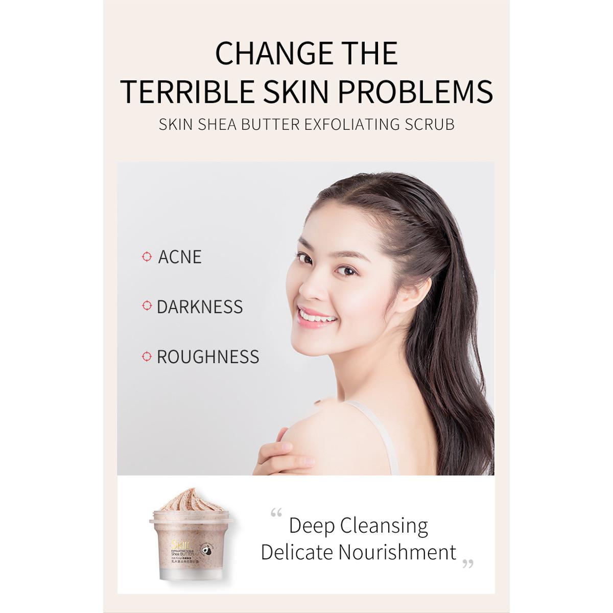 Picture of Fenyi light-sensing milk fruit grinding cream 100g face facial body cleaning cream