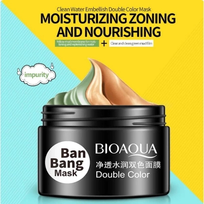 Picture of Bioaqua double colour Ban Bang Mud Mask- 100g - Face Mask - Face Mask