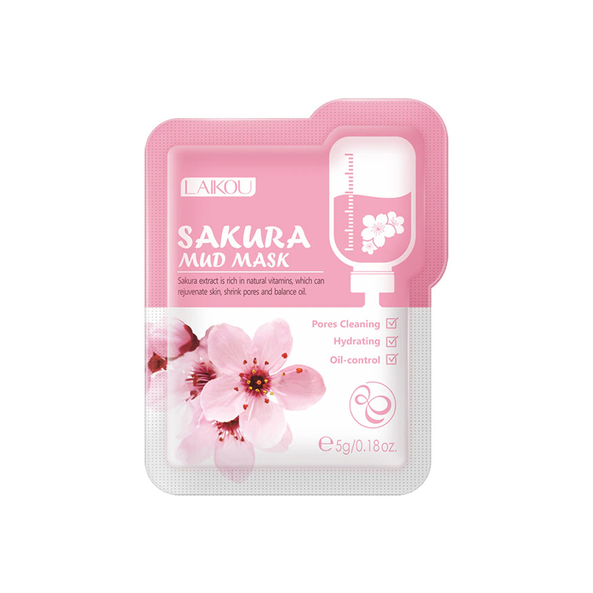 Picture of LAIKOU Japan Sakura Deep Cleaning Mud Mask- 5g - Face Mask