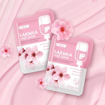 Picture of LAIKOU Japan Sakura Deep Cleaning Mud Mask- 5g - Face Mask