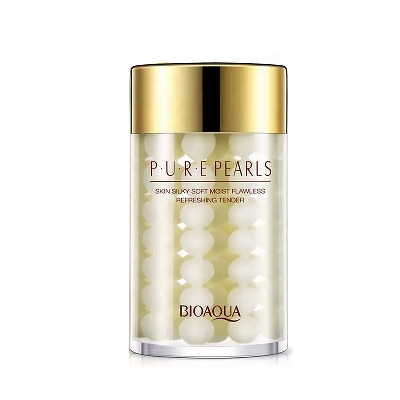 Picture of BIOAQUA Pure Pearl Essence Smoothing Essence of Granular Pearl Sleep Mask- 60g