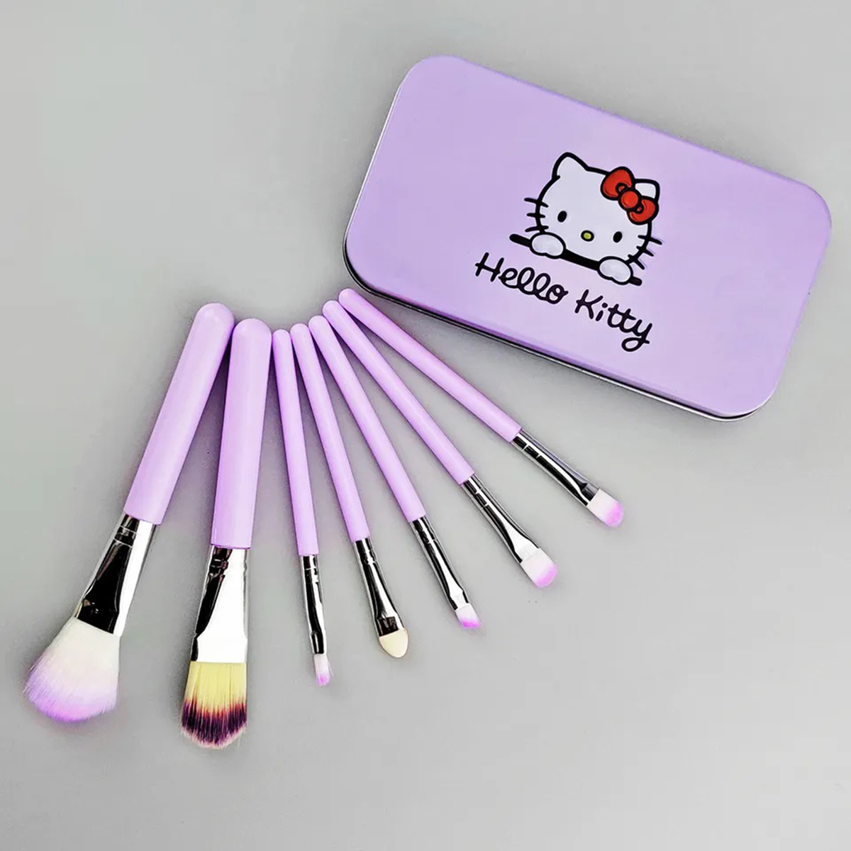 Picture of Hello Kitty 7 Pcs/Set Makeup Brush Set with Box