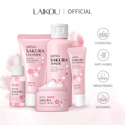 Picture of LAIKOU Japan Sakura 5 Pcs/Set Skin Care Combo Set