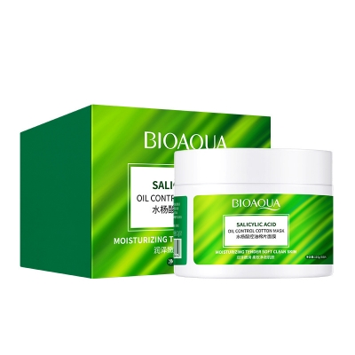 Picture of BIOAQUA Salicylic Acid Moisturizing Oil Control Facial Cotton Pad- 55 Tab