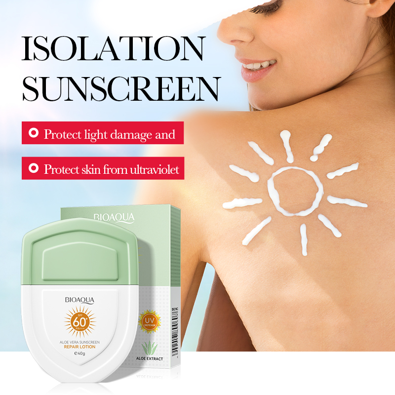 Picture of Aloe Extracted SPF60+ PA+++ UV Protected Sunscreen Repair Lotion- 40g