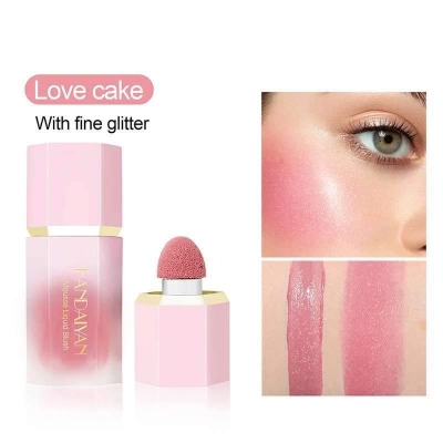 Picture of HANDAIYAN Mousse Liquid Blush with Fine Glitter- #1 Love Cake