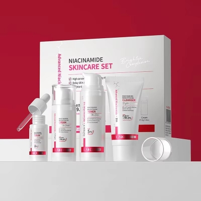 Picture of LAIKOU Pro Niacinamide Moisturizing & Skin Aging Skin Care 4 Pcs Set- 147ml