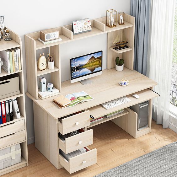 Picture of Computer Table Desktop Table Reading Table Length 42inch Height 54inch Depth 20inch