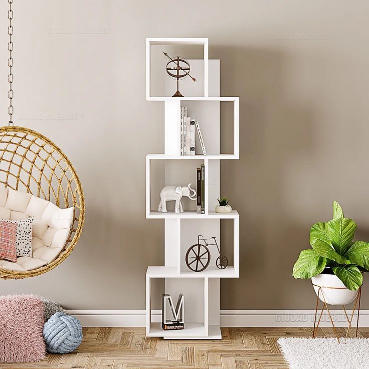 Picture of Laavish Stylish Book Shelf for Living Room Height 5ft Depth 10inch Length 2ft