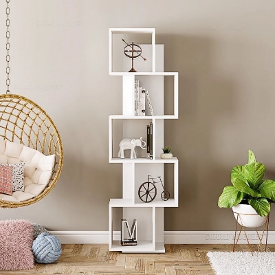 Picture of Laavish Stylish Book Shelf for Living Room Height 5ft Depth 10inch Length 2ft