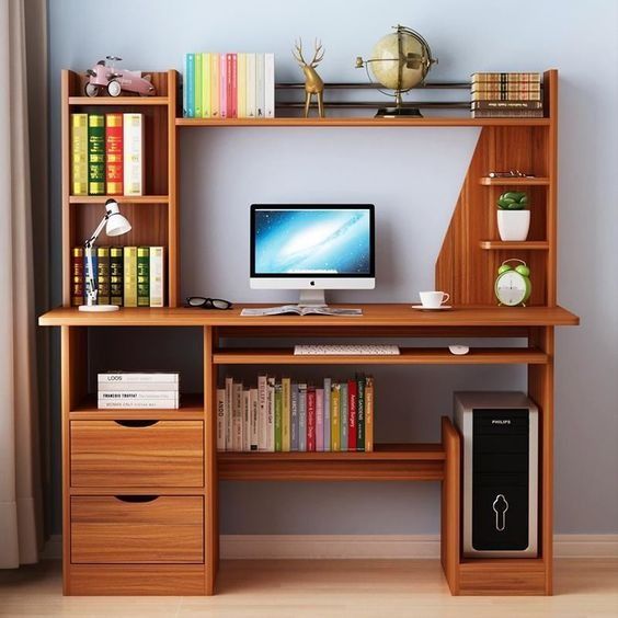 Picture of Laavish Computer Table Desk Table for Study Work Station length 42inch height 54inch depth 20inch