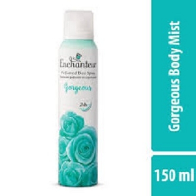 Picture of International Malaysian product Enchanteur Gorgeous Body Spray used for male/female - 150 ml