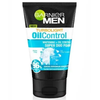 Picture of International European product Skin care Men Turbolight Oil Control whitening super duo foam face wash used for male - 100 ml