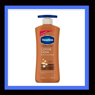 Picture of International India Product Skin care Vaselin Intensive Care Cocoa glow body lotion used for male/female - 400 ml