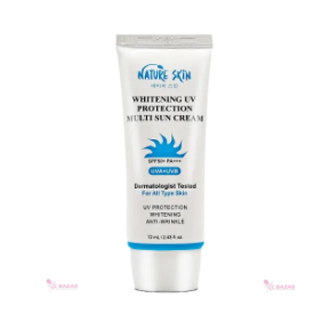 Picture of International Korean Product Skin care SUN CREAM Nature skin Whitening Uv sun Protection cream SPF 50+ used for male/female - 72 ml