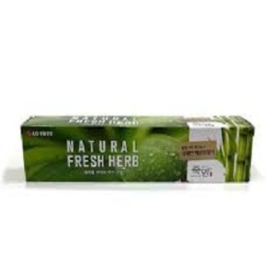 Picture of International Korean Product LG BAMBOO SALT NATURAL FRESH HERB TOOTHPASTE 160 gm