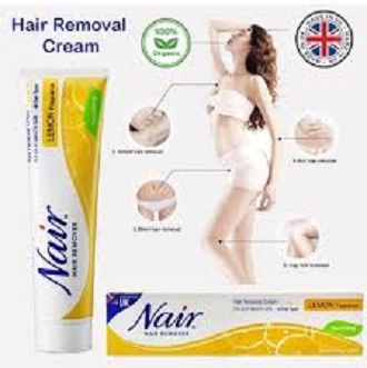 Picture of International UK product unwanted Hair removal cream Nair lemon fragrance used for male/ female - 110 ml