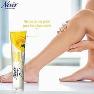 Picture of International UK product unwanted Hair removal cream Nair lemon fragrance used for male/ female - 110 ml