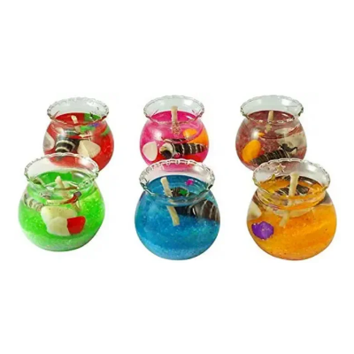 Picture of Jelly Candle Multicolor - 6pcs 