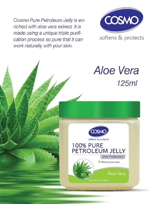 Picture of International Dubai Product COSMO DESIGNS Aloe Vera 100% Pure Petroleum Jelly 300Ml