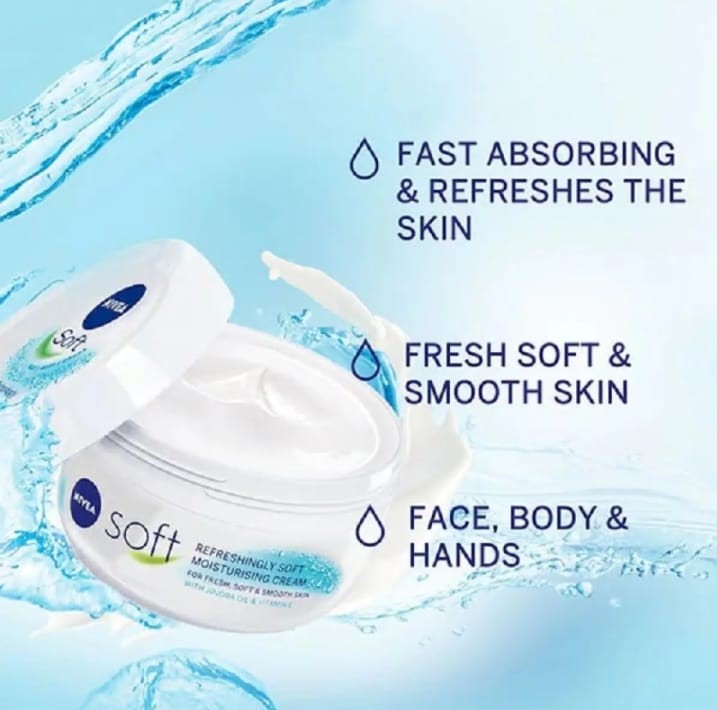 Picture of International Product NIVEA Soft All-Purpose Moisturizing Cream, Face, Hand and Body Cream, 50 mL