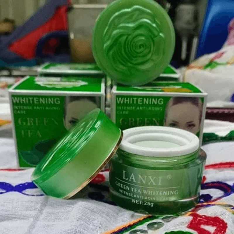 Picture of Lanxi Green Tea Whitening Intense Anti Aging Care Cream - 20g (Taiwan)