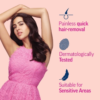 Picture of Veet Pure Hair Removal Cream for Women With No Ammonia Smell, Normal Skin - 100g