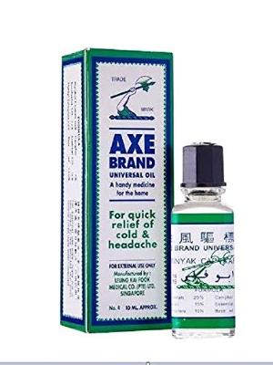 Picture of Medicated Oil for Pain relief, Cold, Sinus, Headache (Singapore) - 14ml