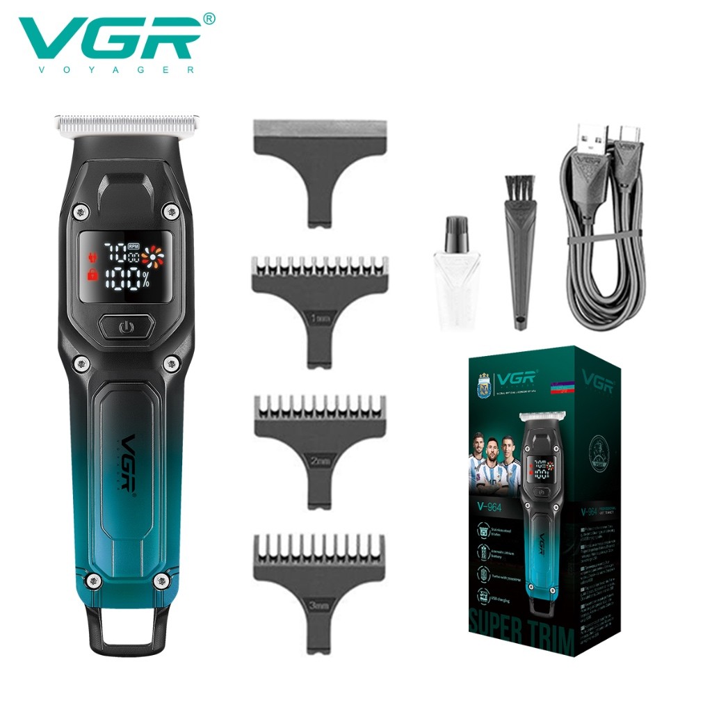 Picture of Vgr V-964 Hair Clipper Cordless Rechargeable Professional Hair Clipper for Men with Turbo